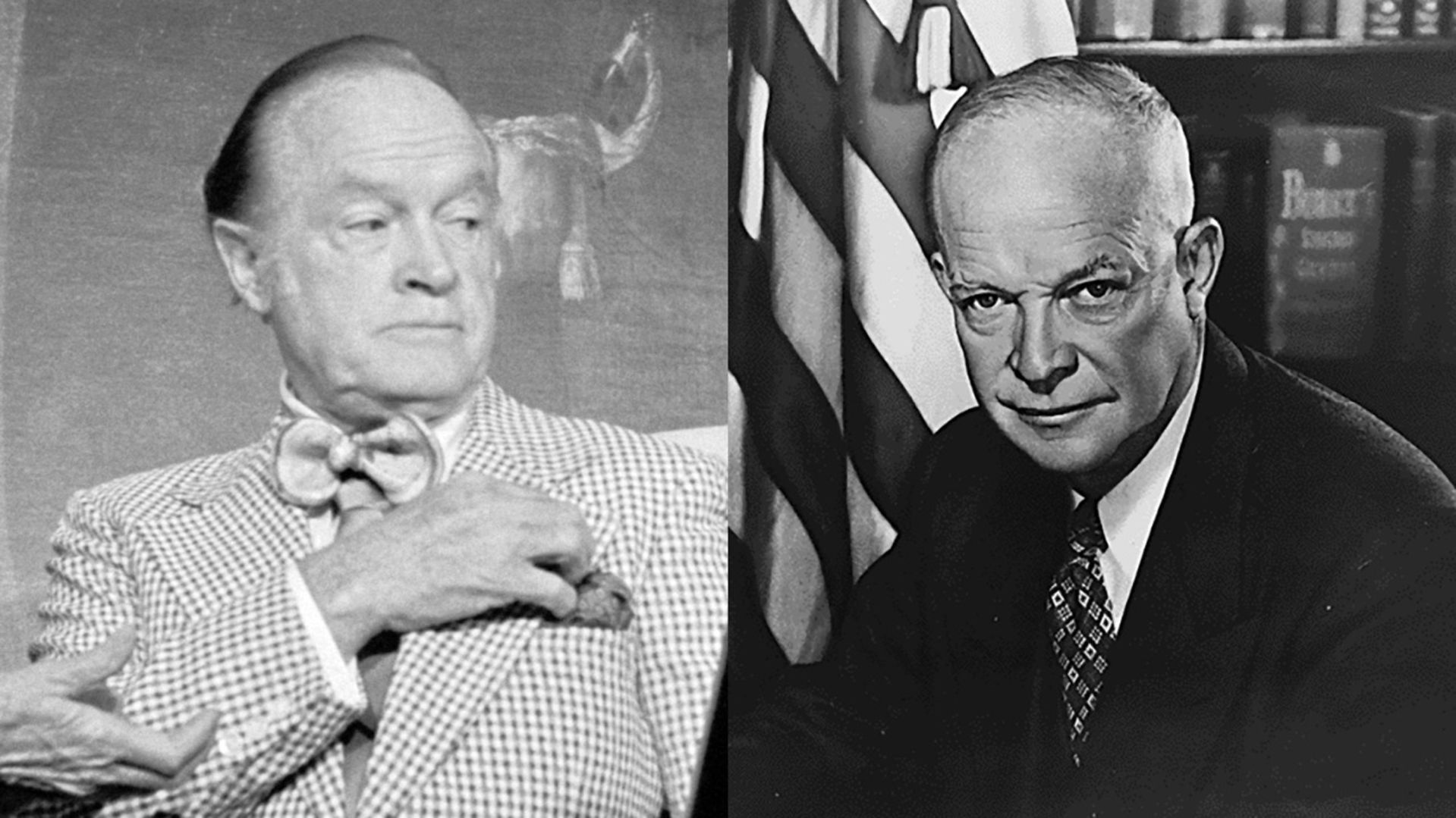 Bob Hope and Dwight Eisenhower